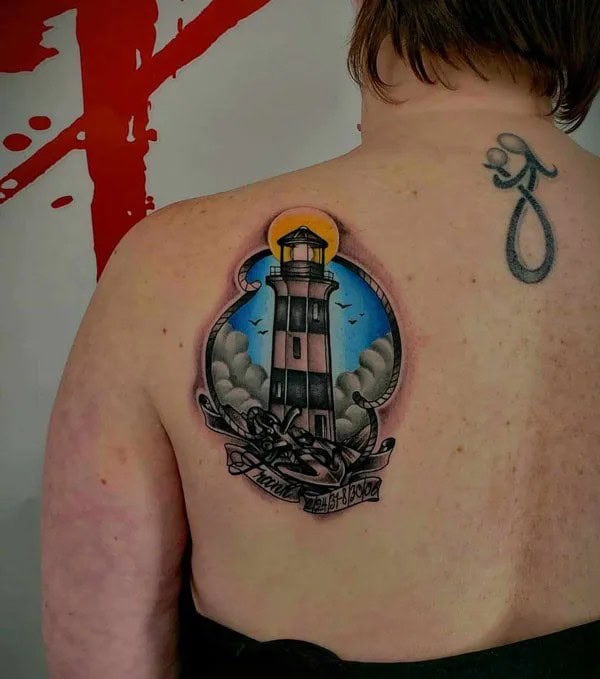 Lighthouse Memorial Tattoo