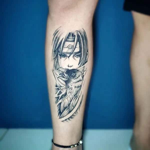 Itachi Hand Tattoo