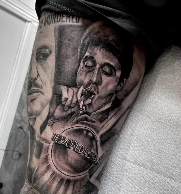 Al Pacino Scarface Tattoo