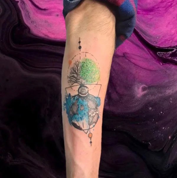 Tree Of Life Color Tattoo