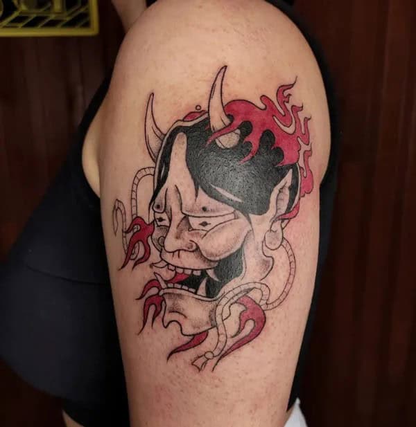 Oni Arm Tattoo