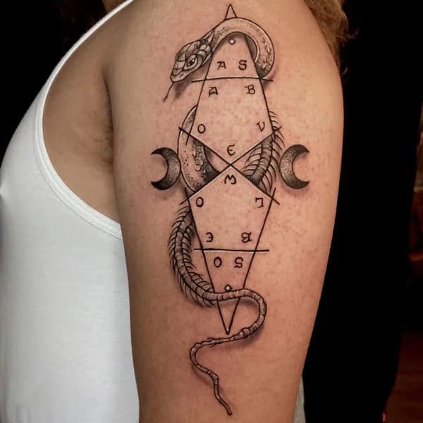 Heart “As above, so below” Tattoo