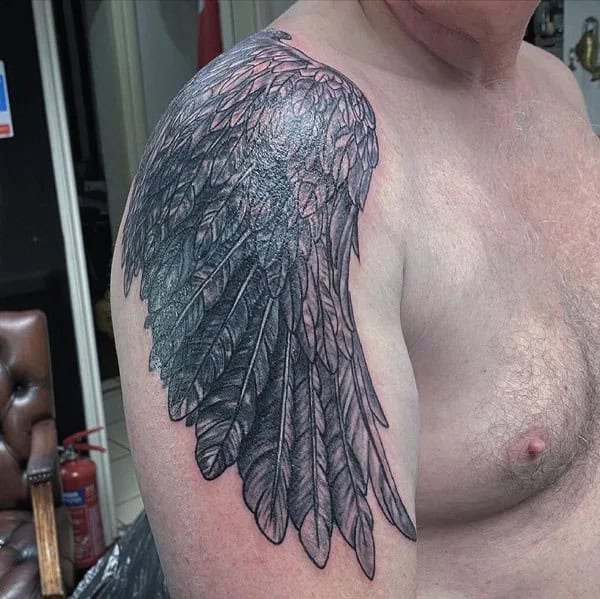 Wing Shoulder Tattoo