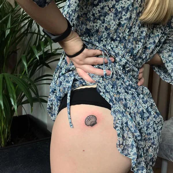 Bite Me Butt Tattoo