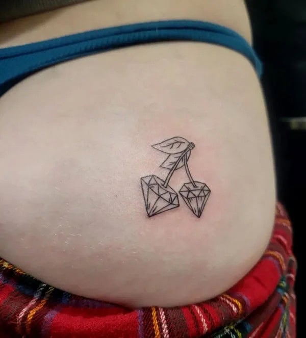 Bite Me Butt Tattoo