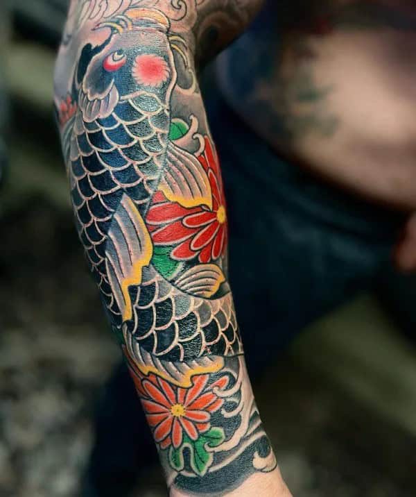 Japanese Koi Fish Tattoo