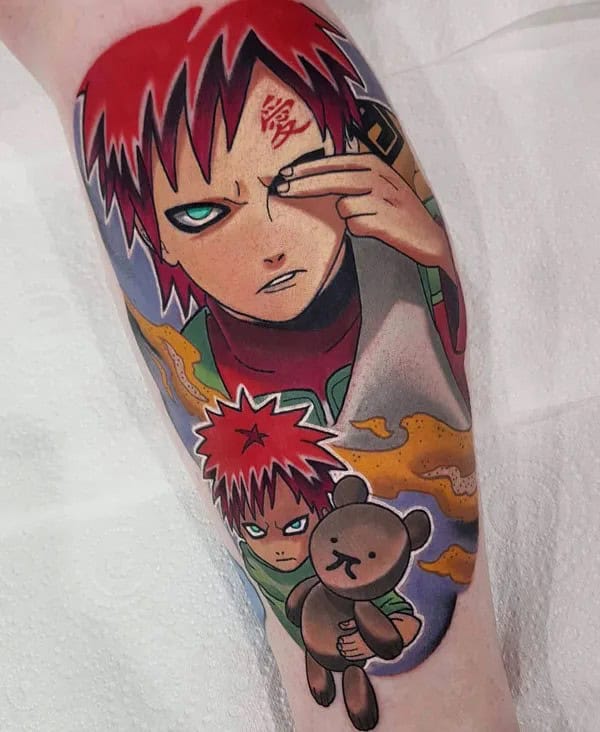 More Gaara Tattoos To Check Out For Gaining Inspiration