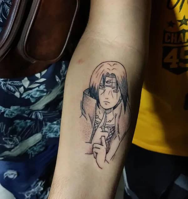 Itachi Hand Tattoo