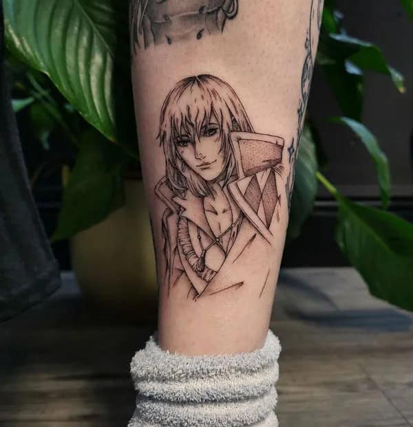 Sleeve Howl’s Moving Castle Tattoo