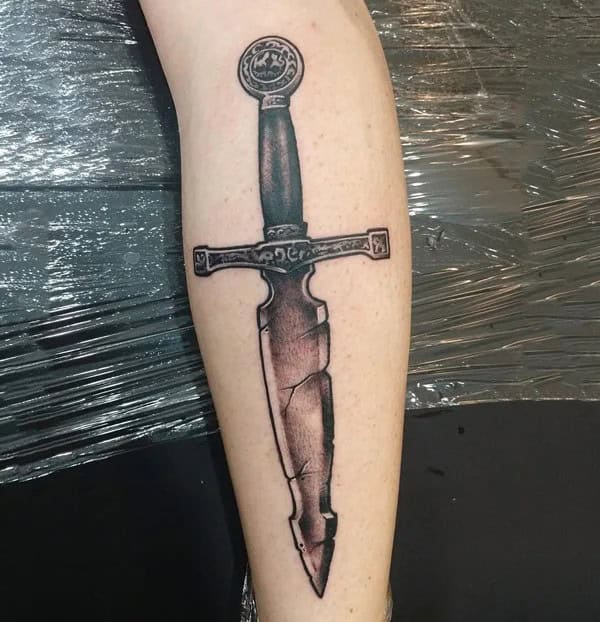 Viking Dagger Tattoo