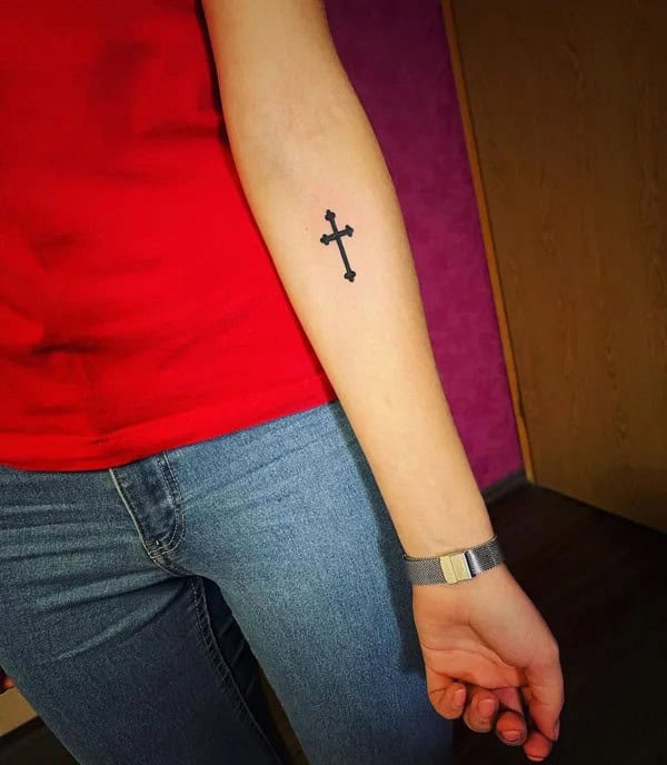 Small Cross Tattoo