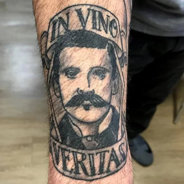 Doc Holliday Chest Tattoo