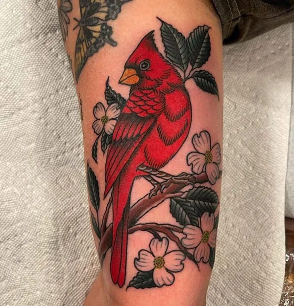 Red Cardinal Tattoo