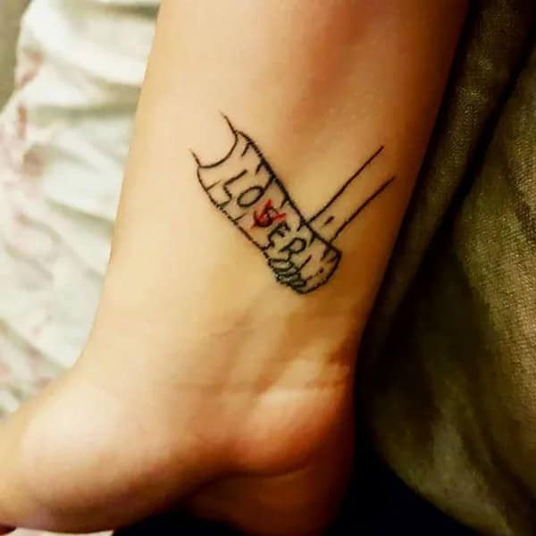 Evil Loser Lover tattoo