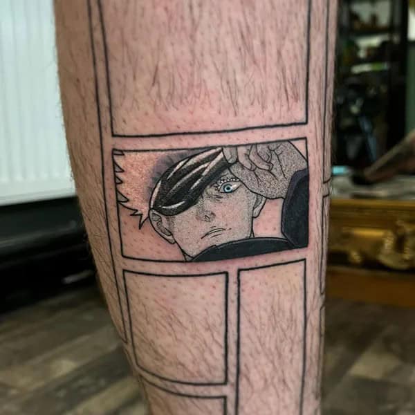 “Jujutsu Kaisen” Neck Tattoo