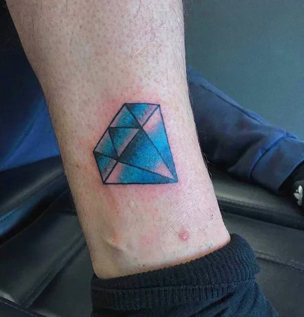 Blue Diamond Tattoo