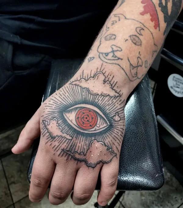 Madara Sharingan Tattoo