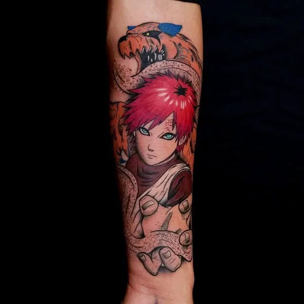 More Gaara Tattoos To Check Out For Gaining Inspiration