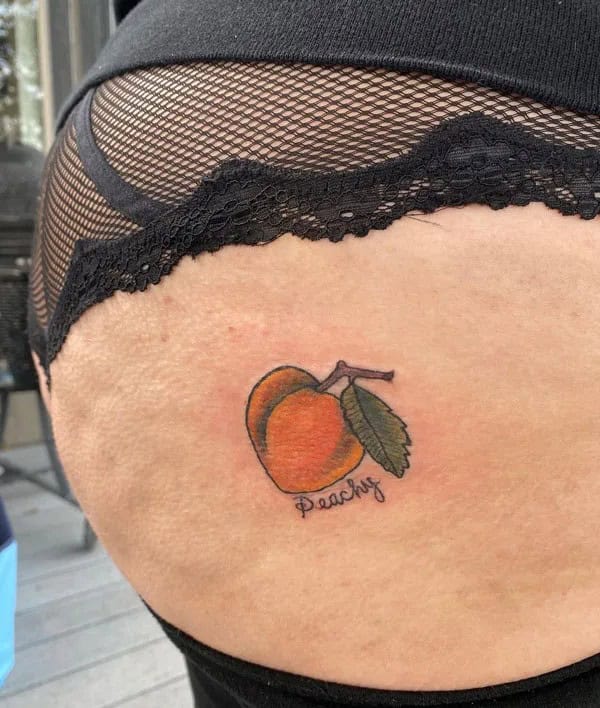 Bite Me Butt Tattoo