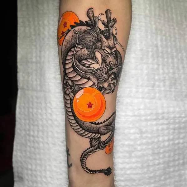 Shenron Forearm Tattoo