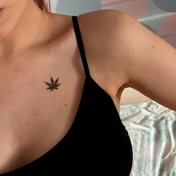 Small Weed Tattoo