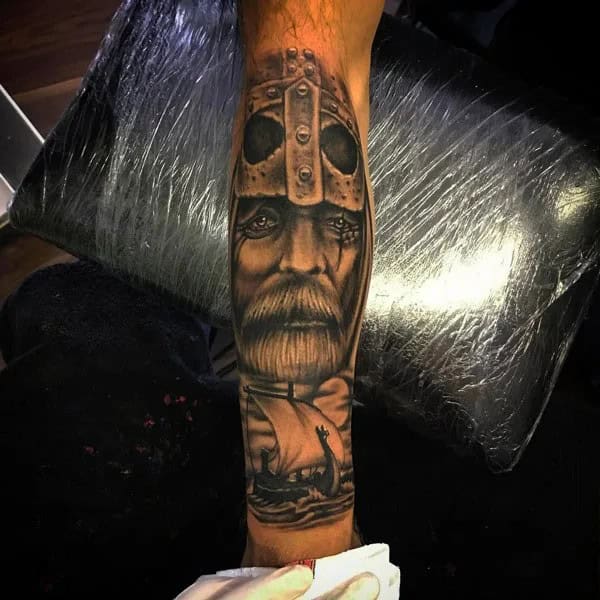 Viking Forearm Tattoo