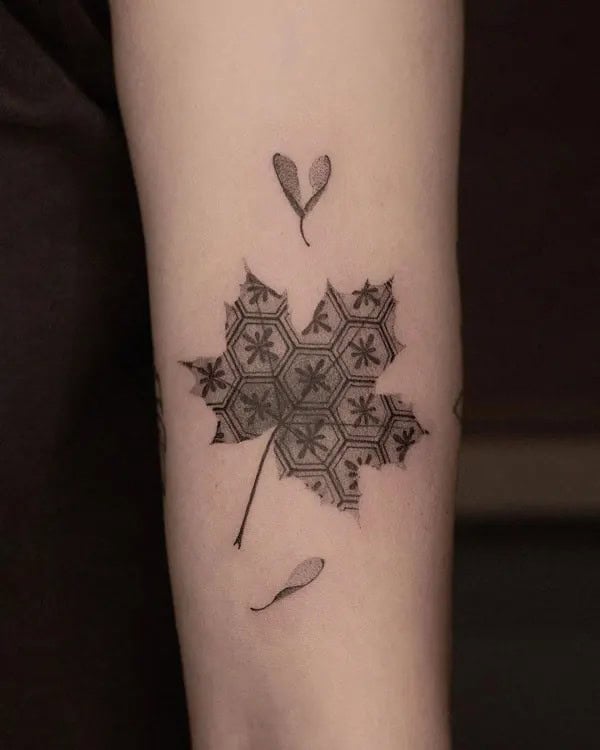 Maple Leaf Tattoo