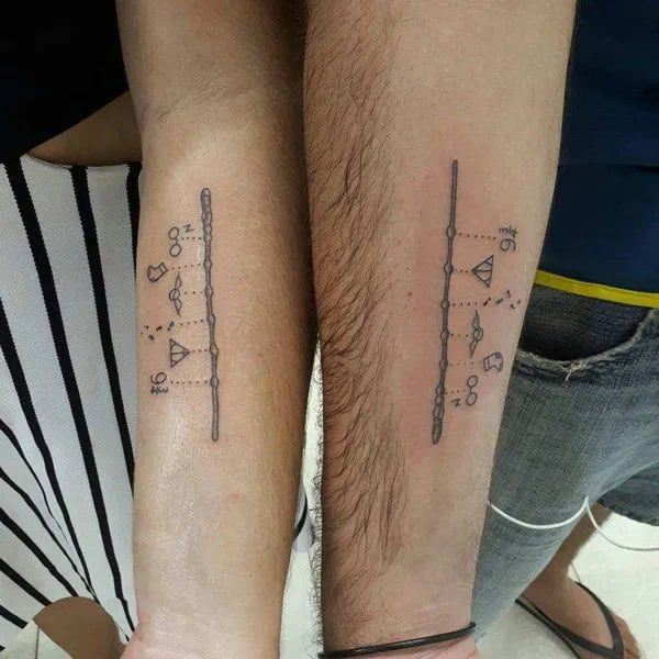 Harry Potter Couple Tattoo