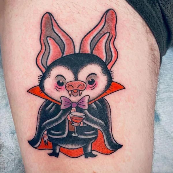 Vampire Bat Tattoo