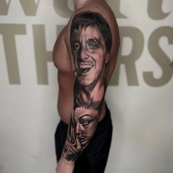 Al Pacino Scarface Tattoo