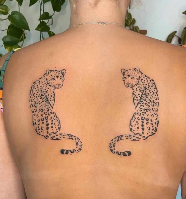 Jaguar Back Tattoo