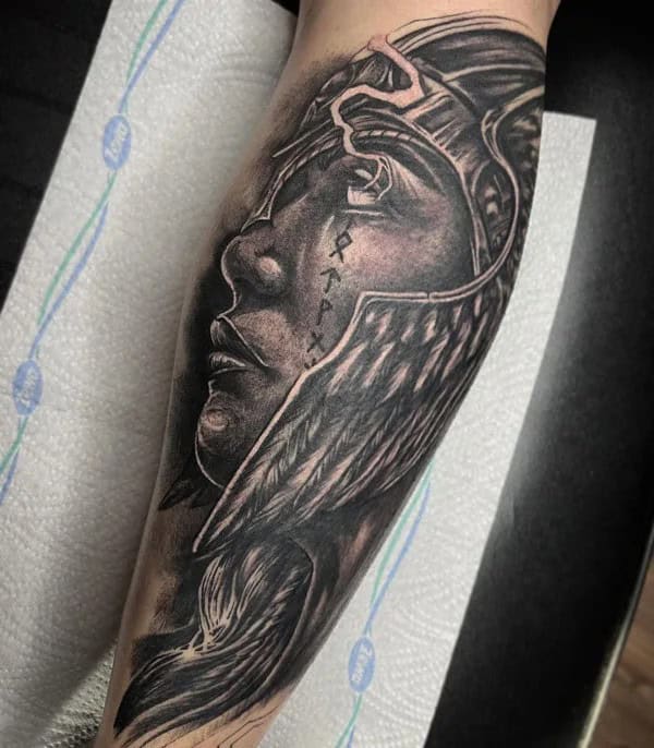 Viking Valkyrie Tattoo