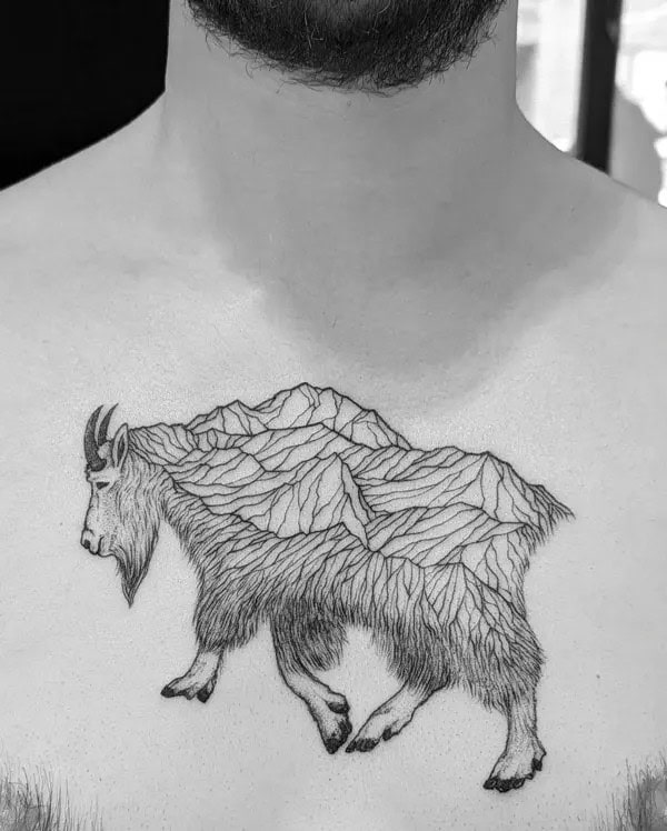 Mountain Goat Tattoo