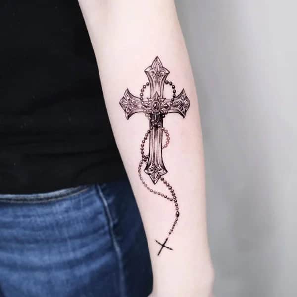 Catholic Cross Tattoo