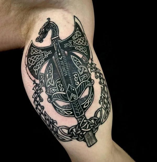 Tribal Viking Tattoo