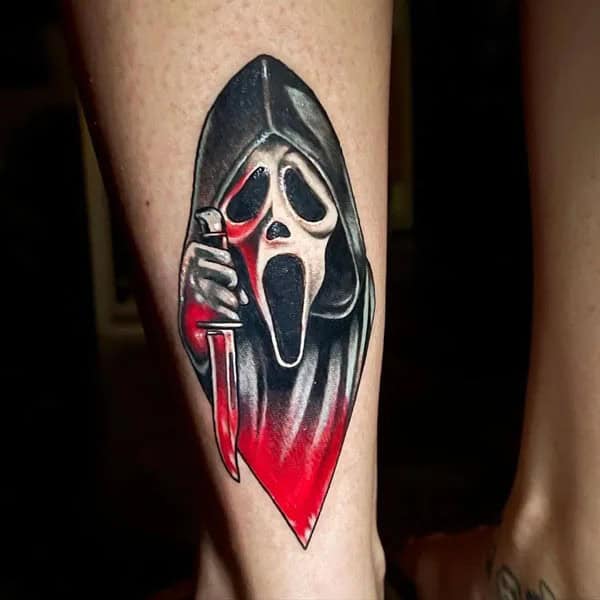 Scream Wrist Tattoo