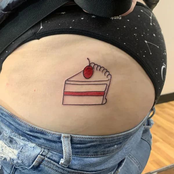 Bite Me Butt Tattoo