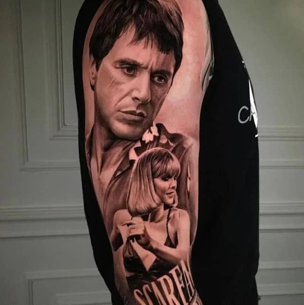 Al Pacino Scarface Tattoo