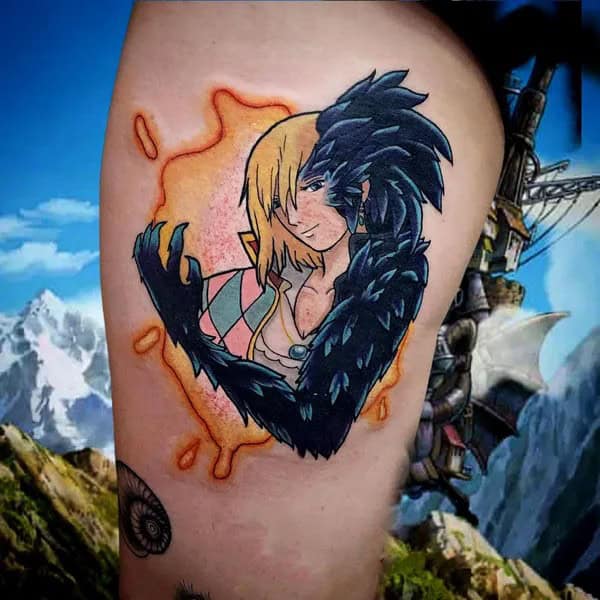 Pendragon Howl’s Moving Castle Tattoo