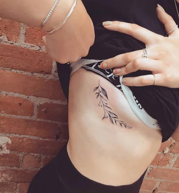 Whale Side Boob Tattoo