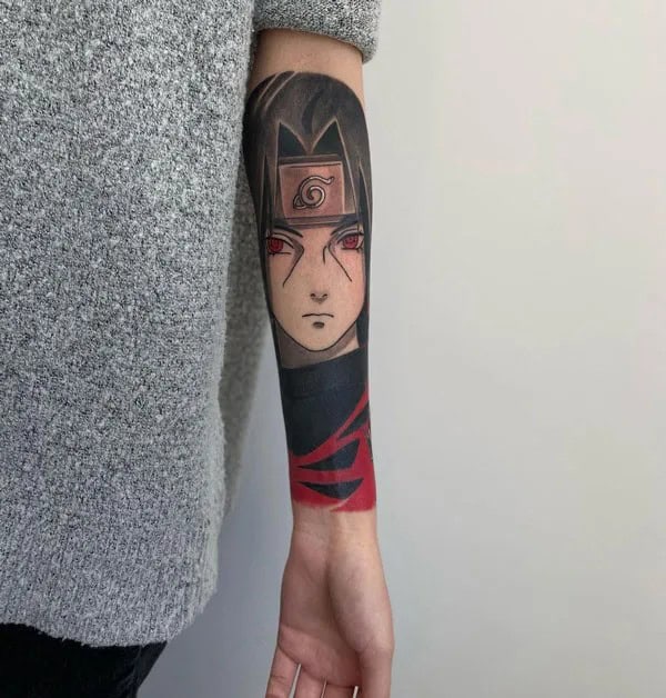 Itachi Hand Tattoo