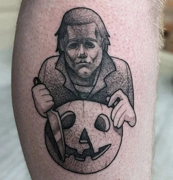 Michael Myers House Tattoo