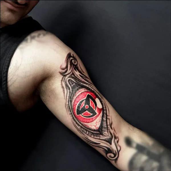 Madara Sharingan Tattoo