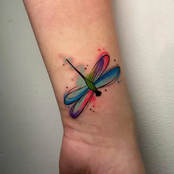 More Sublime Entries Of Dragonfly Tattoos