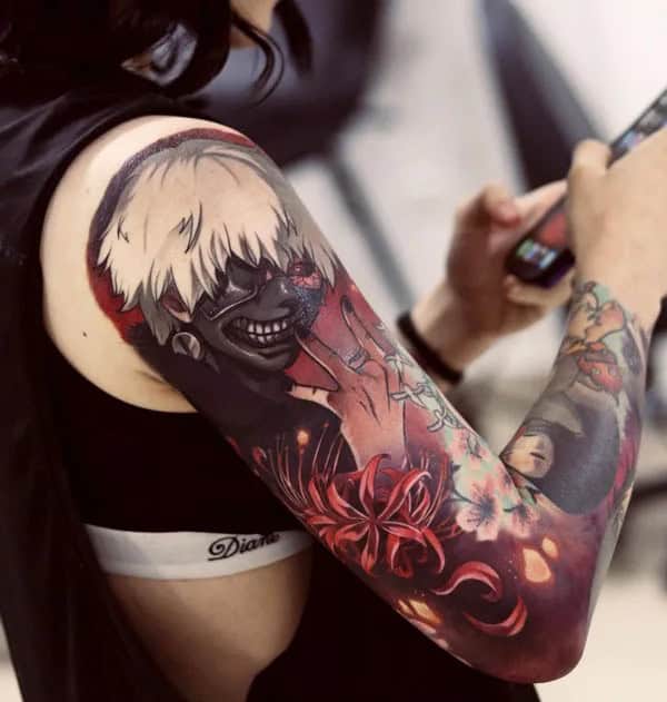 Tokyo Ghoul Sleeve Tattoo