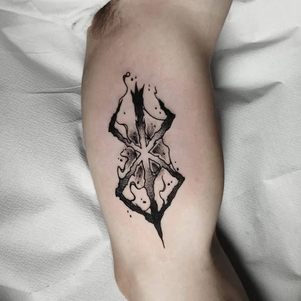 Berserk Curse Mark Tattoo