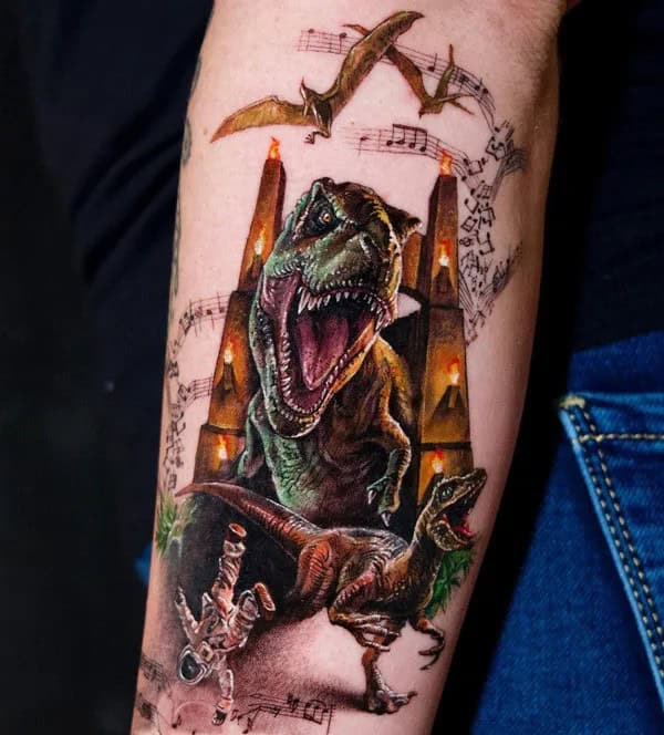 Jurassic Park Tattoo