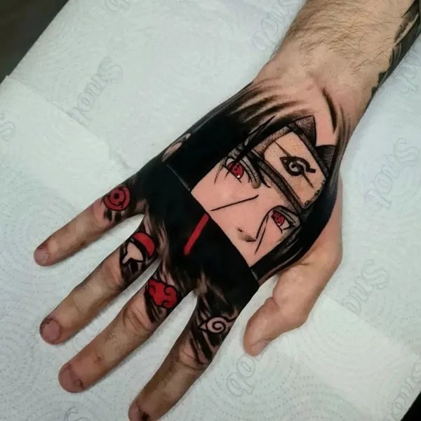 Madara Sharingan Tattoo