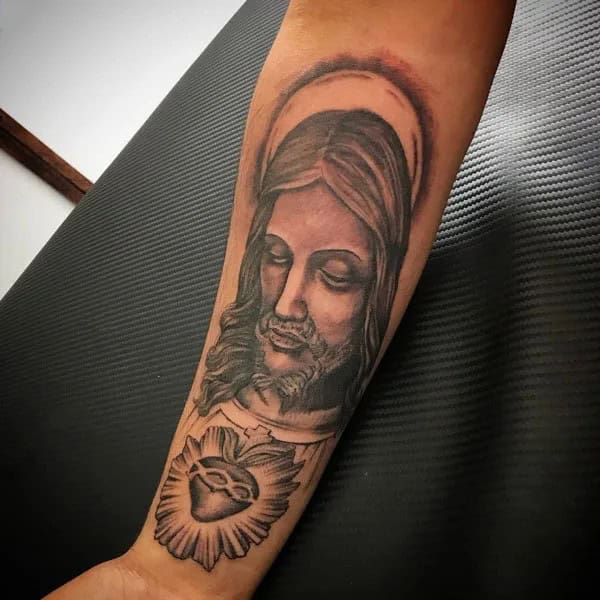 San Judas Flag Tattoo