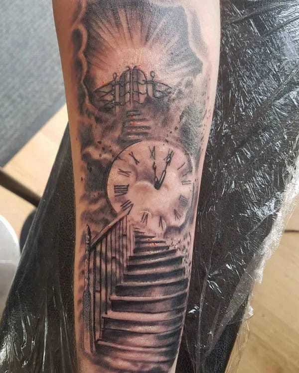 More Unique Stairway To Heaven Tattoo Ideas To Wear in 2024